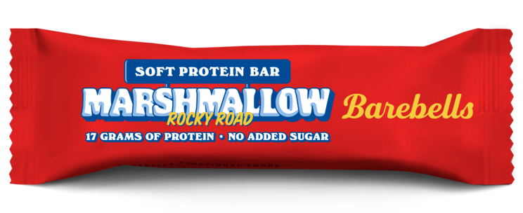 Barebells Rocky Road Marshmallow, proteinbar, 55 g., 12 stk