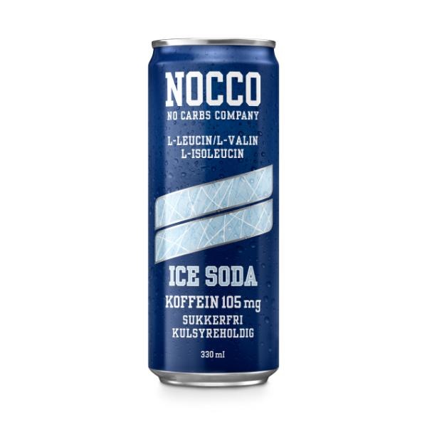 Nocco Ice Soda, energidrik, dåse, 0.33 l., 24 stk.