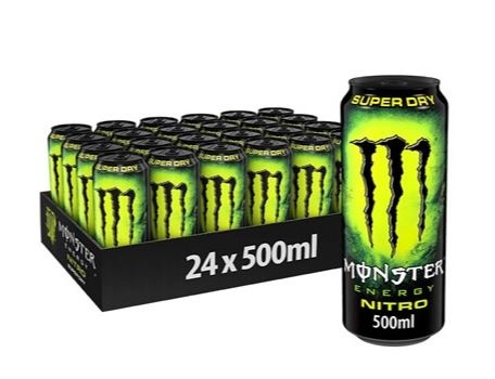 Monster Nitro, energidrik, dåse, 0.5 l., 24 stk.
