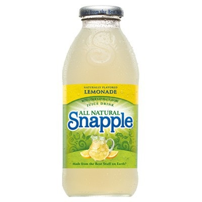 Snapple Lemonade, glas, 0.473 l., 12 Stk.