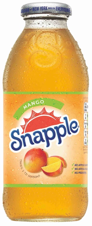 Snapple Mango, glas, 0.473 l., 12 Stk.