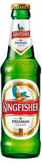 Kingfisher Premium Lager Beer, øl, glas, 0.33 l., 24 stk.