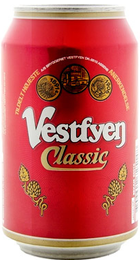 Vestfyen Classic, øl, dåser, 0.33 l., 24 stk.