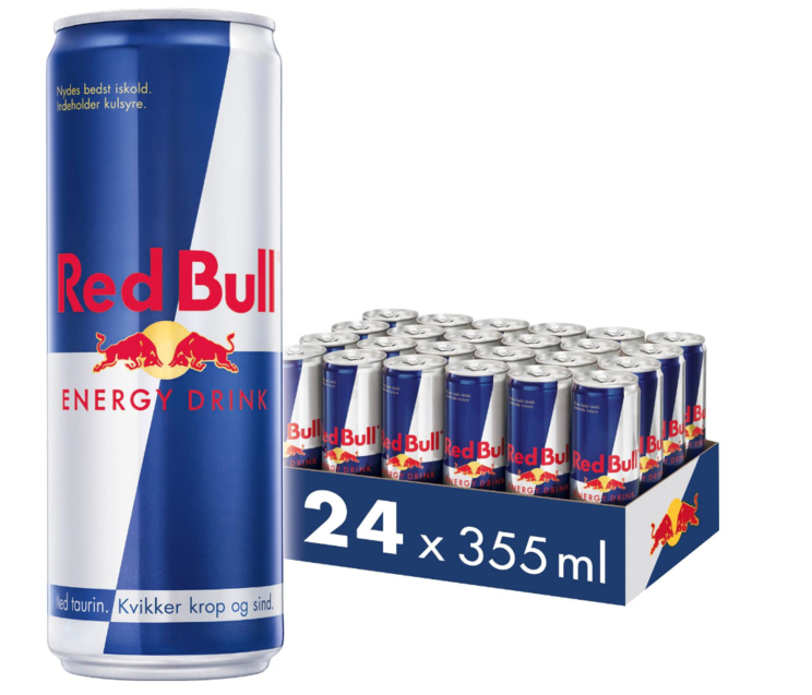 Red Bull Original, Energidrik, Dåse, 0.355 l., 24 Stk.