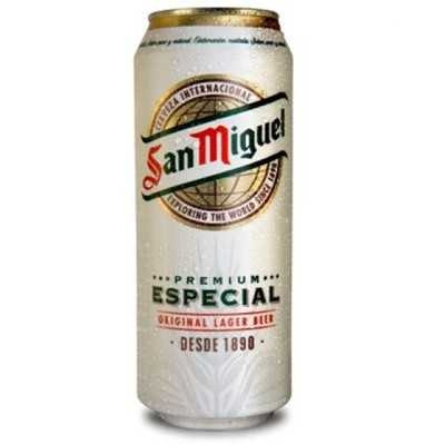 San Miguel Especial, øl, dåse, 0.5 l., 24 stk.