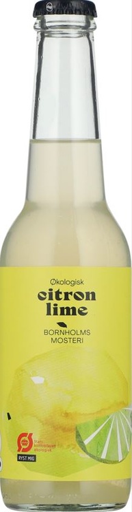 Bornholms Citron & Lime, saft, økologisk, glas, 0.275 l., 20 Stk.