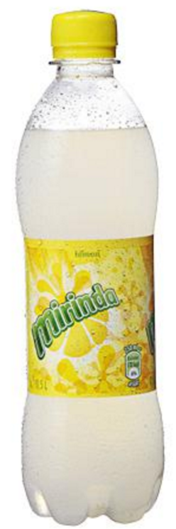 Mirinda Lemon, plast, 0.5 l., 24 stk.