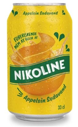 Nikoline Appelsin, dåse, 0.33 l., 24 stk.