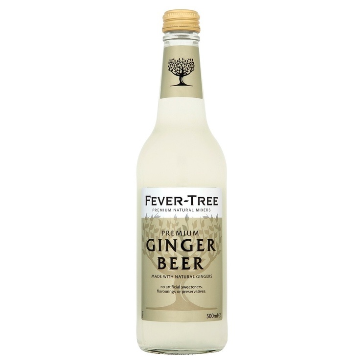 Fever-Tree Ginger Beer, glas, 0.5 l., 8 stk.