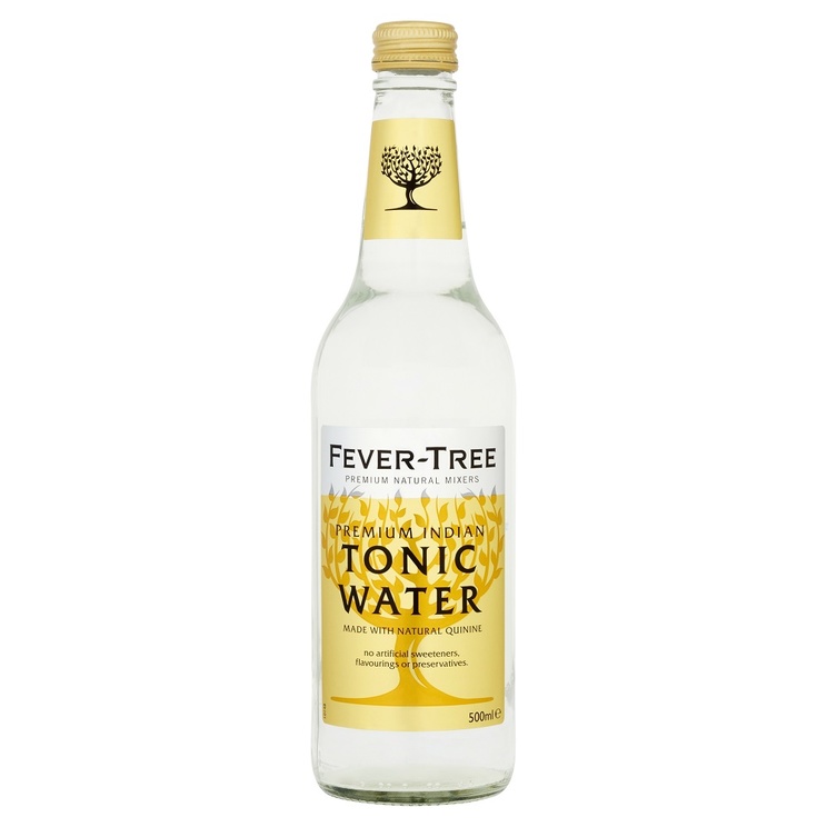 Fever-Tree Premium Indian Tonic Water, glas, 0.5 l., 8 stk.