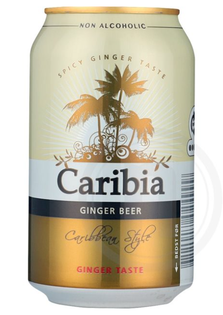 Harboe Ginger Beer 33cl dåse, 24stk.