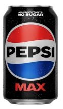 Pepsi Max, dåse, 0.33 l., 24 stk.