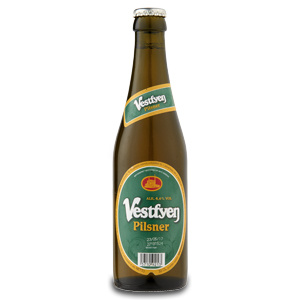 Vestfyen Pilsner, glas, øl, 0.33 l., 30 stk.