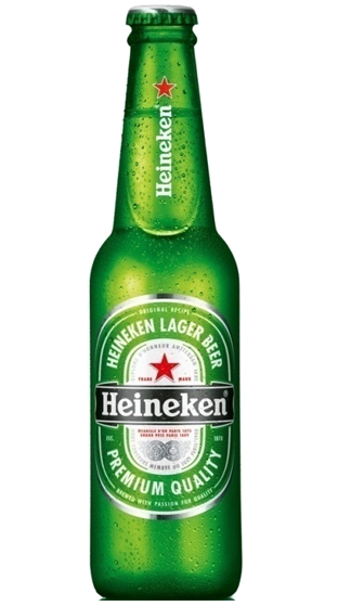 Heineken, øl, glas, 0.33 l., 24 stk.