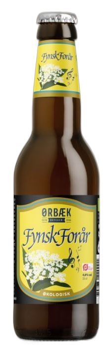 Ørbæk Fynsk Forår Øko, øl, glas, 0.33 l., 12 Stk..