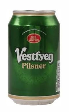 Vestfyen Pilsner, dåse, 0.33 l., 24 stk.