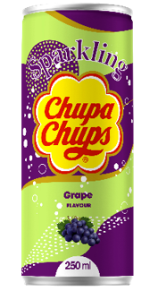 Chupa Chups Grape, dåse, 0.25 l., 24 stk.