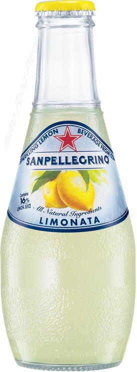 San Pellegrino Limonata Øko, glas, 0.2 l., 24 stk.