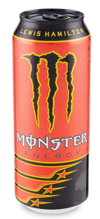 Monster Lewis Hamilton, energidrik, dåse, 0.5 l., 24 stk.
