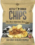 Kettle Cooked Chips Sea Salt & Black Pepper