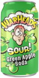 Warheads Sour! Green Apple Soda